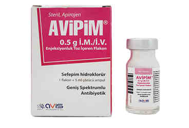 AVIPIM 0,5 GR IM/IV ENJEKTABL TOZ ICEREN 1 FLAKON